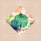 Blown glass ornament